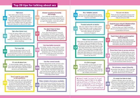 Top tips from Talk soon. Talk often.